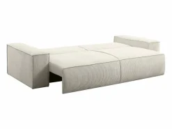 Vente-unique Sofá cama de 4 plazas de pana - AMELIA de Pascal Morabito
