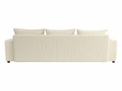 Best Vente-unique Sofá cama de 3 plazas de pana NESSARO Beige