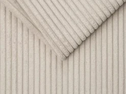 Vente-unique Sofá cama de 3 plazas de pana LORETO Beige