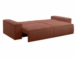 Discount Vente-unique Sofá cama de 4 plazas de pana AMELIA Rosa