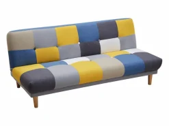 Best Vente-unique Sofá cama de 3 plazas de tela MARDAG Multicolor