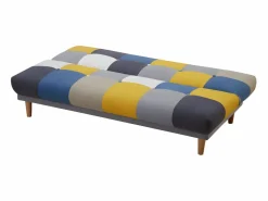 Best Vente-unique Sofá cama de 3 plazas de tela MARDAG Multicolor