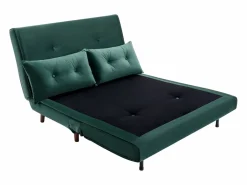 Sale Sofá cama de 2 plazas de terciopelo de estilo joven URIBIA. Sofá - 2 Plazas