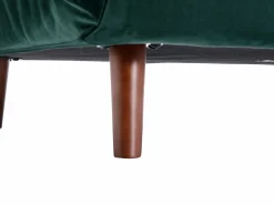 Sale Sofá cama de 2 plazas de terciopelo de estilo joven URIBIA. Sofá - 2 Plazas