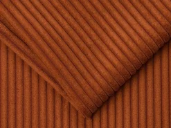 Vente-unique Sofá cama de 4 plazas exprés de pana - 160 cm - 18 cm LORETO