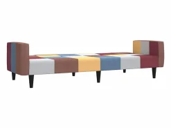 Hot vidaxl Sofá cama de 2 plazas tela Multicolor