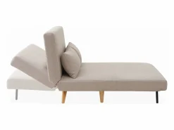 Best Sofá cama de con patas de madera, 2 plazas Sofá Escandinavo