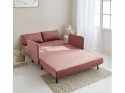 Hot Sofá cama de terciopelo con patas de madera, 2 plazas viejo Todos Los Sofás|Sofá De Terciopelo
