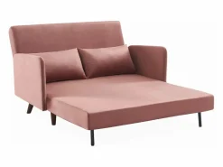 Hot Sofá cama de terciopelo con patas de madera, 2 plazas viejo Todos Los Sofás|Sofá De Terciopelo