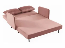 Hot Sofá cama de terciopelo con patas de madera, 2 plazas viejo Todos Los Sofás|Sofá De Terciopelo