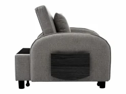 Best Sofá cama individual extraíble multifuncional: con función de cama, sillón y sillón, sofá cama ajustable en tres posiciones, mesas de té plegables Sillón Cama