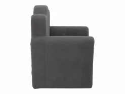 Best Sofá cama infantil felpa suave ES218927 Gris antracita