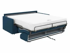 Vente-unique Sofá cama italiano 2p 22 cm tela - Color Gris CALIFE