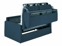 Vente-unique Sofá cama italiano 2p 22 cm tela - Color Gris CALIFE