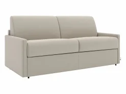 Vente-unique Sofá cama italiano 2p 22 cm tela - Color Gris CALIFE