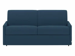 Vente-unique Sofá cama italiano 3p 22 cm tela - Color Gris CALIFE