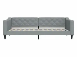 Sofá cama nido con cajones tela claro 90x200 cm Cama Diván|Cama Nido