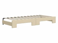 Clicnbuy Sofá cama nido con cajones tela color 80x200 cm