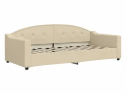 vidaxl Sofá cama nido con cajones tela color 90x200 cm