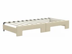 Outlet Sofá cama nido con cajones tela color 90x200 cm Cama Diván|Cama Nido