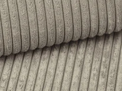 Vente-unique Sofá cama rinconera derecha de pana color AMELIA