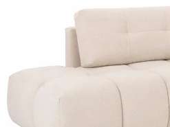 Vente-unique Sofá cama rinconera derecha de tela TRIMALDI
