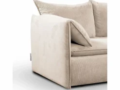 Vente-unique Sofá cama rinconera derecha de pana -TEODORA de Pascal Morabito