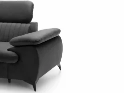 Clearance Sofá cama rinconera izquierda de terciopelo SAMARA Sofás Y Sillones