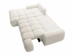 Vente-unique Sofá cama rinconera izquierda en chenilla FARNETA