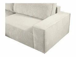 Vente-unique Sofá cama rinconera izquierda de pana - AMELIA de Pascal Morabito