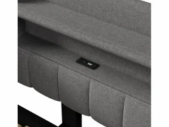 Sale Sofá cama 90x200 cm (180 x 200 cm) - con cama nido - con USB + Type-C - con iluminación LED - ​ (colchón no incluido) Cama Diván|Cama Con Almacenaje
