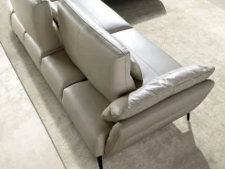 Discount Sofá chaise longue derecha piel arena 6213 Sofá De Piel