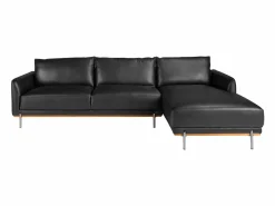 New Sofá chaise longue derecha piel 6197 Sofá De Piel