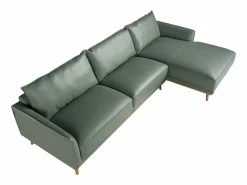 Angel Cerda Sofá chaise longue derecha piel 6199 Verde