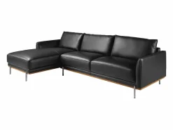 Discount Angel Cerda Sofá chaise longue izquierda piel 6198 Negro
