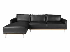 Discount Angel Cerda Sofá chaise longue izquierda piel 6198 Negro