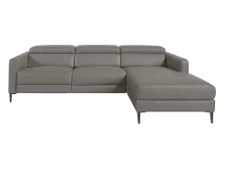 Angel Cerda Sofá chaise longue relax derecha piel gris oscuro 6126
