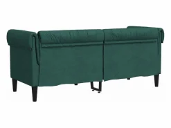 Best Sofá Chesterfield de 2 plazas tela oscuro Sofás Chesterfield