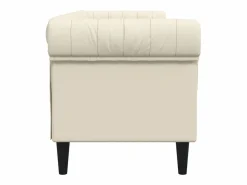 Clicnbuy Sofá Chesterfield de 3 plazas tela
