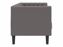 Best Sofá Chesterfield de 3 plazas cuero artificial Sofás Chesterfield