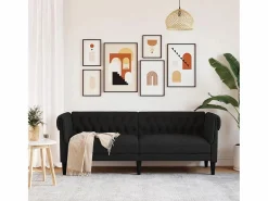 Clicnbuy Sofá Chesterfield de 3 plazas tela