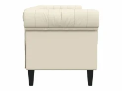 Sale Sofá Chesterfield de 3 plazas lino Sofá Relax