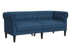 Clicnbuy Sofá Chesterfield de 2 plazas tela