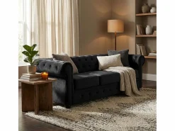 Clearance Sofá Chesterfield de terciopelo de 3 plazas estilo clásico vintage Norwich - Todos Los Sofás|Sofá De Terciopelo