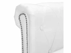 Clicnbuy Sofá Chesterfield en forma de L cuero sintético