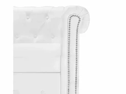 Clicnbuy Sofá Chesterfield en forma de L cuero sintético