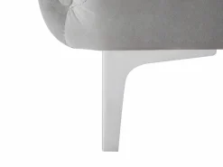 Best Vente-unique Sofá chéster de 2 plazas en terciopelo y patas de metal EDWINA Gris claro