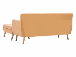 vidaxl Sofá con forma de L tapizado tela 171,5x138x81,5 cm