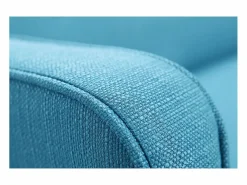 Miliboo Sofá convertible 3 plazas diseño escandinavo azul ULLA