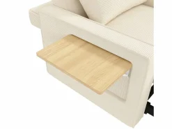 Sale Sofá convertible con puerto USB y soporte para teléfono, respaldo ajustable - Pana Sillón Cama